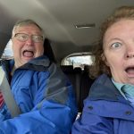 Driving out of the city