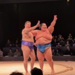 Sumo Hall - Two Wrestlers