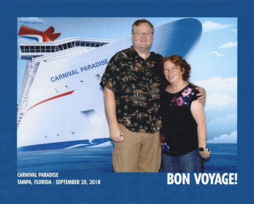 Carnaval Paradise - Teresa and Jim - Departure