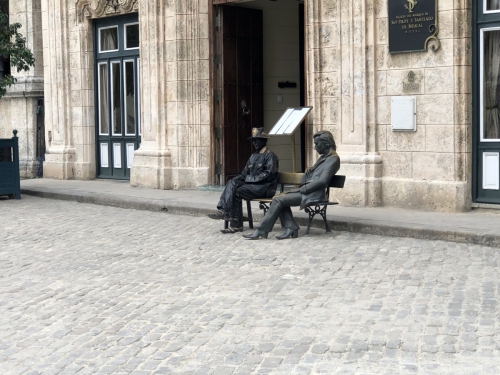 Plaza De San Francisco - Living Statue