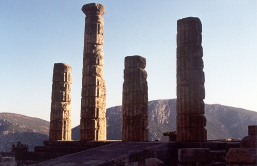 2000 September - Greece Delphi - Pillars